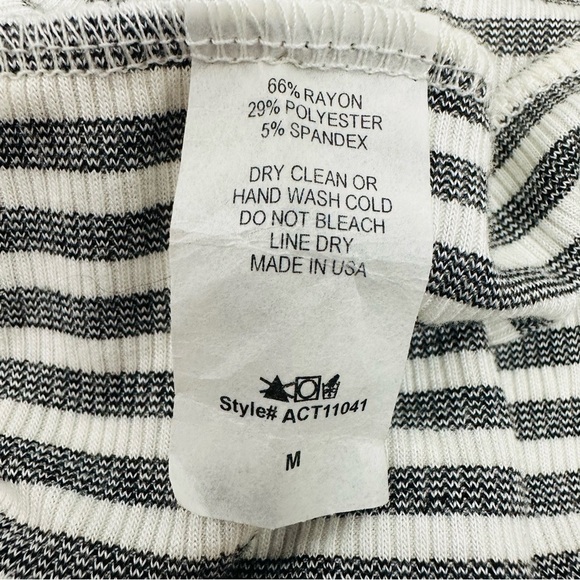 COA Clothing Of AhnJoongHee Clothing Women's Small Striped Ribbed Tank Top NEW - Picture 12 of 12